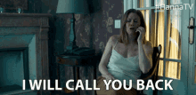 I Will Call You Back Marie Mireille Enos GIF - I Will Call You Back Marie Mireille Enos Marissa Wiegler GIFs