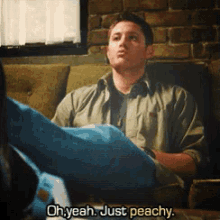 Peachy Supernatural GIF - Peachy Supernatural Dean GIFs