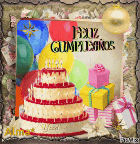 Feliz Cumpleanos Pastel GIF - Feliz Cumpleanos Pastel Happy Birthday GIFs