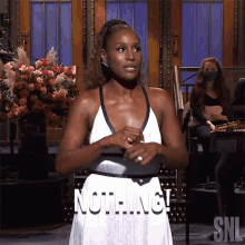Nothing Going On Issa Rae GIF - Nothing Going On Issa Rae Saturday Night Live GIFs
