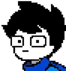 homestuck pixel sticker emoticon john egbert
