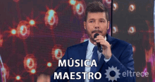 Musica Maestro Musica GIF - Musica Maestro Musica Que Comience El Show GIFs
