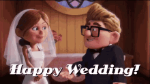 Happy Wedding Up GIF - Disney Pixar Happy Wedding GIFs