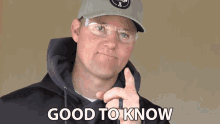 Good To Know Safety Glasses GIF - Good To Know Safety Glasses Thats Nice GIFs