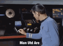 Man Utd Shit GIF - Man Utd Shit Spock GIFs