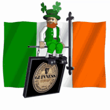 Guinness Sign Irish Flag GIF - Guinness Sign Irish Flag St Patricks Day GIFs
