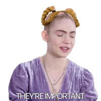 Theyre Important Grimes Sticker - Theyre Important Grimes Claire Elise Boucher Stickers