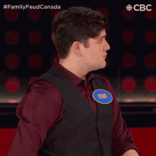 Phew Family Feud Canada GIF - Phew Family Feud Canada Nervous GIFs