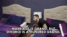 Marriage Is Grand But Divorce Is A Hundred Grand Vinny Guadagnino GIF - Marriage Is Grand But Divorce Is A Hundred Grand Vinny Guadagnino Jersey Shore Family Vacation GIFs