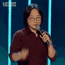 point jimmy o yang laugh track thats right correct