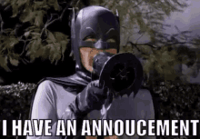 Batman Listen GIF - Batman Listen Ihaveanannouncement GIFs