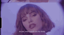 Put Your Hands On My Body GIF - Put Your Hands On My Body Believer GIFs