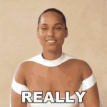 Really Alicia Keys GIF - Really Alicia Keys Bustle GIFs