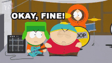 Okay Fine Eric Cartman GIF - Okay Fine Eric Cartman Kyle Broflovski GIFs