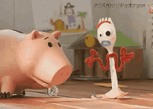 Forky Shocked GIF - Forky Shocked Surprised GIFs