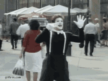 Mime Face GIF - Mime Face Plant GIFs