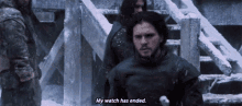Game Of Thrones My Watch GIF - Game Of Thrones My Watch Ended GIFs