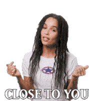 Close To You Zoe Kravitz Sticker - Close To You Zoe Kravitz Right By Your Side Stickers