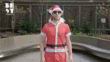holiday rompers are here friends pushing playing santa clause