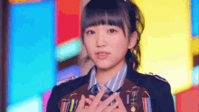 ハロー　こんにちは　矢吹奈子 Nako Yabuki アイドル　可愛い子 GIF - Nako Yabuki Idol Hkt48 GIFs