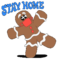 Gingerbread Gingerbread Man Sticker - Gingerbread Gingerbread Man Get Baked Stickers