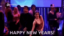 happy new years party dancing