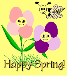 Happy Flowers GIF - Spring Seasons GIFs