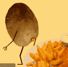 Funny Potato GIF - Funny Potato French Fries GIFs