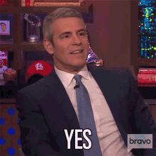 Yes Andy Cohen GIF - Yes Andy Cohen Watch What Happens Live With Andy Cohen GIFs