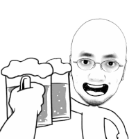 Jancokinaja Cheers Sticker - Jancokinaja Cheers Beer Stickers