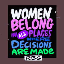 Women Decisions GIF - Women Decisions Rbg GIFs