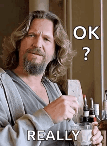 The Dude White Russian GIF - The Dude White Russian Confused GIFs