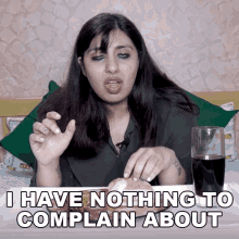 I Have Nothing To Complain About Sukanya GIF - I Have Nothing To Complain About Sukanya Buzzfeed India GIFs