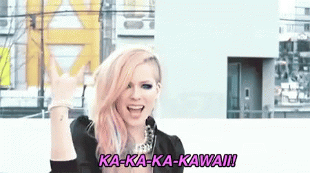 Avril Lavigne Kawaii Gif Avril Lavigne Kawaii Ka Ka Ka Kawaii Discover Share Gifs
