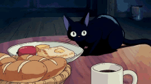 Black Cat Studio Ghibli GIF - Black Cat Studio Ghibli Kiki GIFs