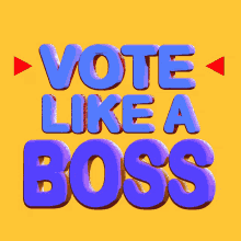 Vote Like A Boss Boss GIF - Vote Like A Boss Boss Voted GIFs