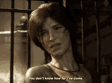Tomb Raider You Dont Know How Far Ive Come GIF - Tomb Raider You Dont Know How Far Ive Come Lara Croft GIFs