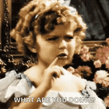 Is This Right Thinking GIF - Is This Right Thinking Shirley Temple GIFs