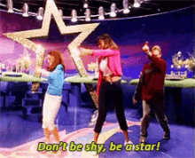 Don'T Be Shy GIF - Dont Be Shy Be A Star Quotes GIFs
