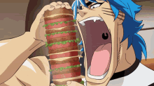 Toriko Burger Anime Toriko GIF - Toriko Burger Anime Toriko Toriko GIFs