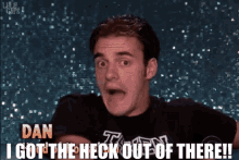 bb10 bbdan dan gheesling i got out of there got the heck out