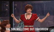 The Sun Will Come Out Tomorrow Sing GIF - The Sun Will Come Out Tomorrow Sing Musical GIFs