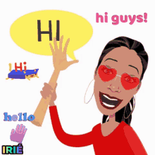 Hello Hi GIF - Hello Hi Hi Guys GIFs