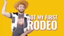 stickergiant not my first rodeo rodeo howdy yeehaw