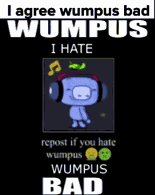 Repost If You Hate GIF - Repost If You Hate Wumpus GIFs