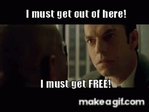 Get Out Get Free Gif Get Out Get Free Agent Smith Discover Share Gifs