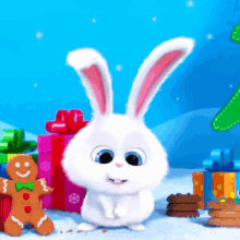 Snowball Bunny GIF - Snowball Bunny Crazy GIFs