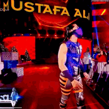 mustafa ali entrance wwe smack down live wrestling