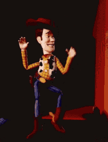 woody cheeky hat tip finger gun toy story