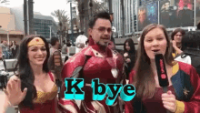 K Bye Iron Man GIF - K Bye Iron Man Wonder Woman GIFs